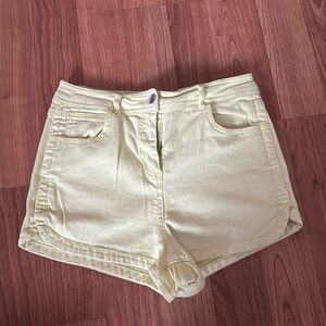 Women’s fluorescent yellow shorts size 26